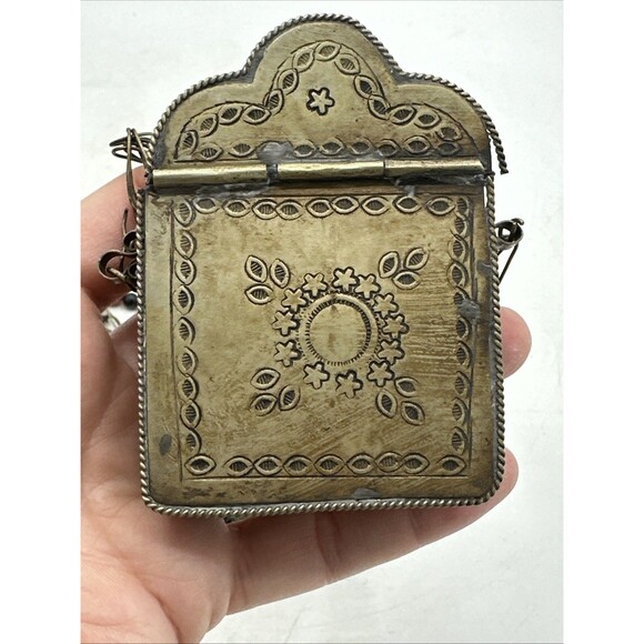 Vintage Prayer Box Holder Necklace Tibetan Beaded Chain Handmade - Picture 13 of 16